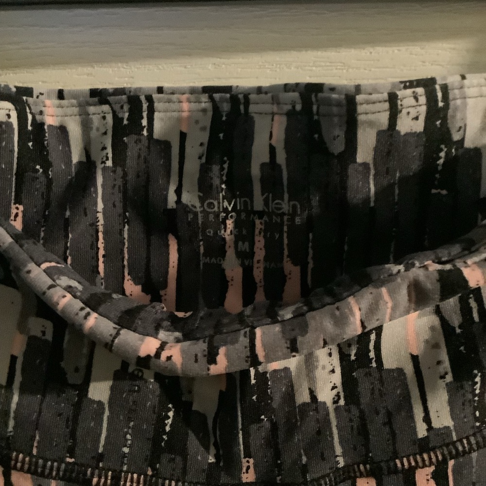 Calvin Klein Brand workout leggings, black, gray, pink colors, size M. - Picture 16 of 16